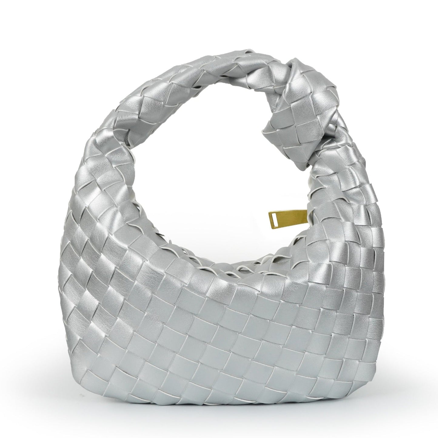 Women's Woven Knot Handle Mini Bag