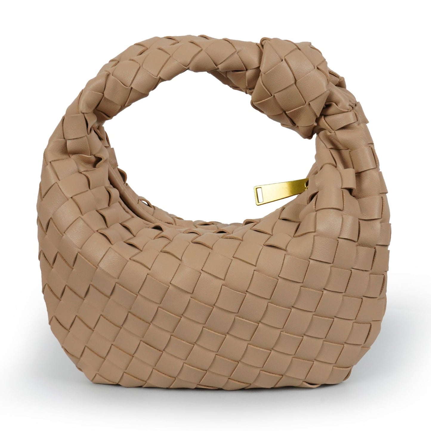 Women's Woven Knot Handle Mini Bag