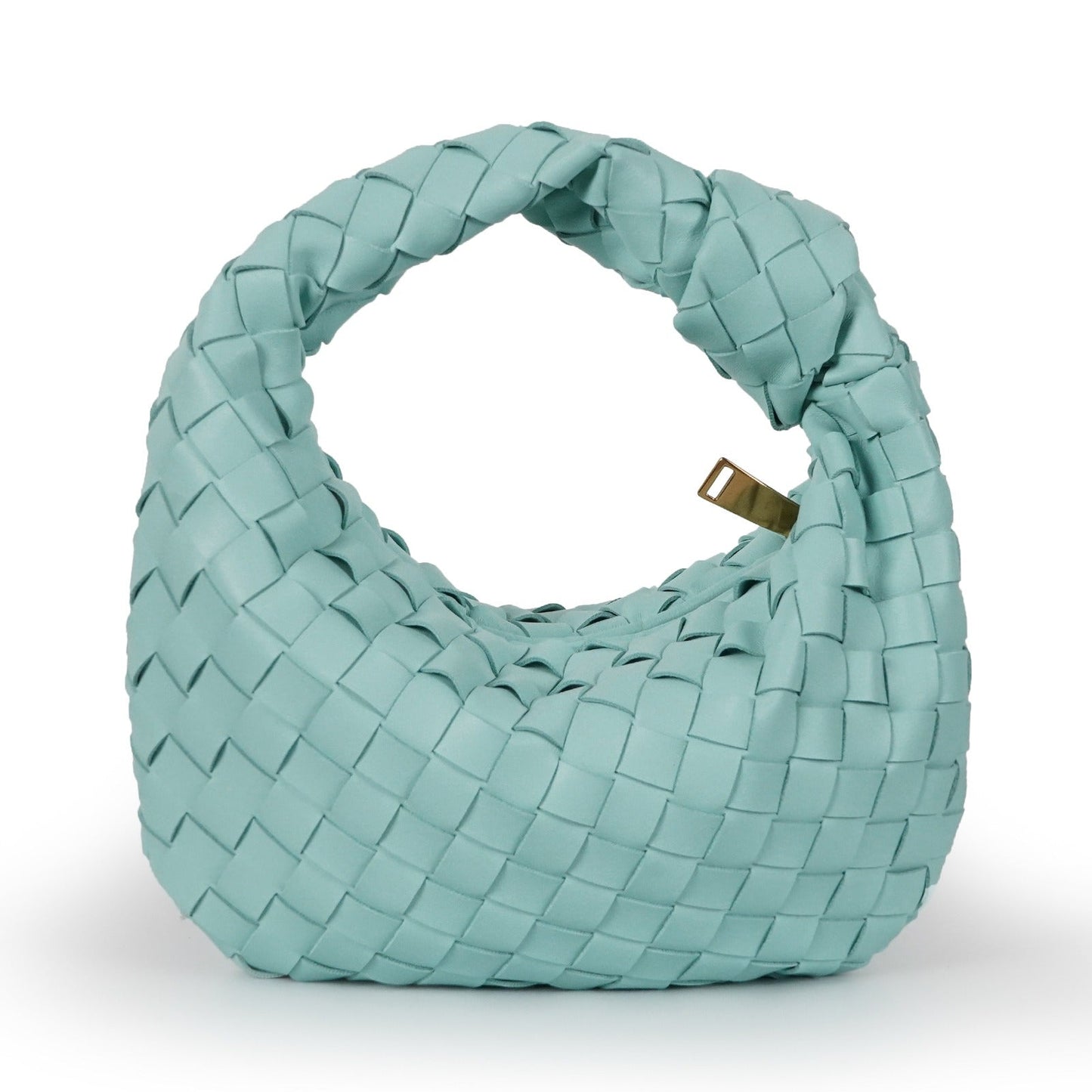 Women's Woven Knot Handle Mini Bag