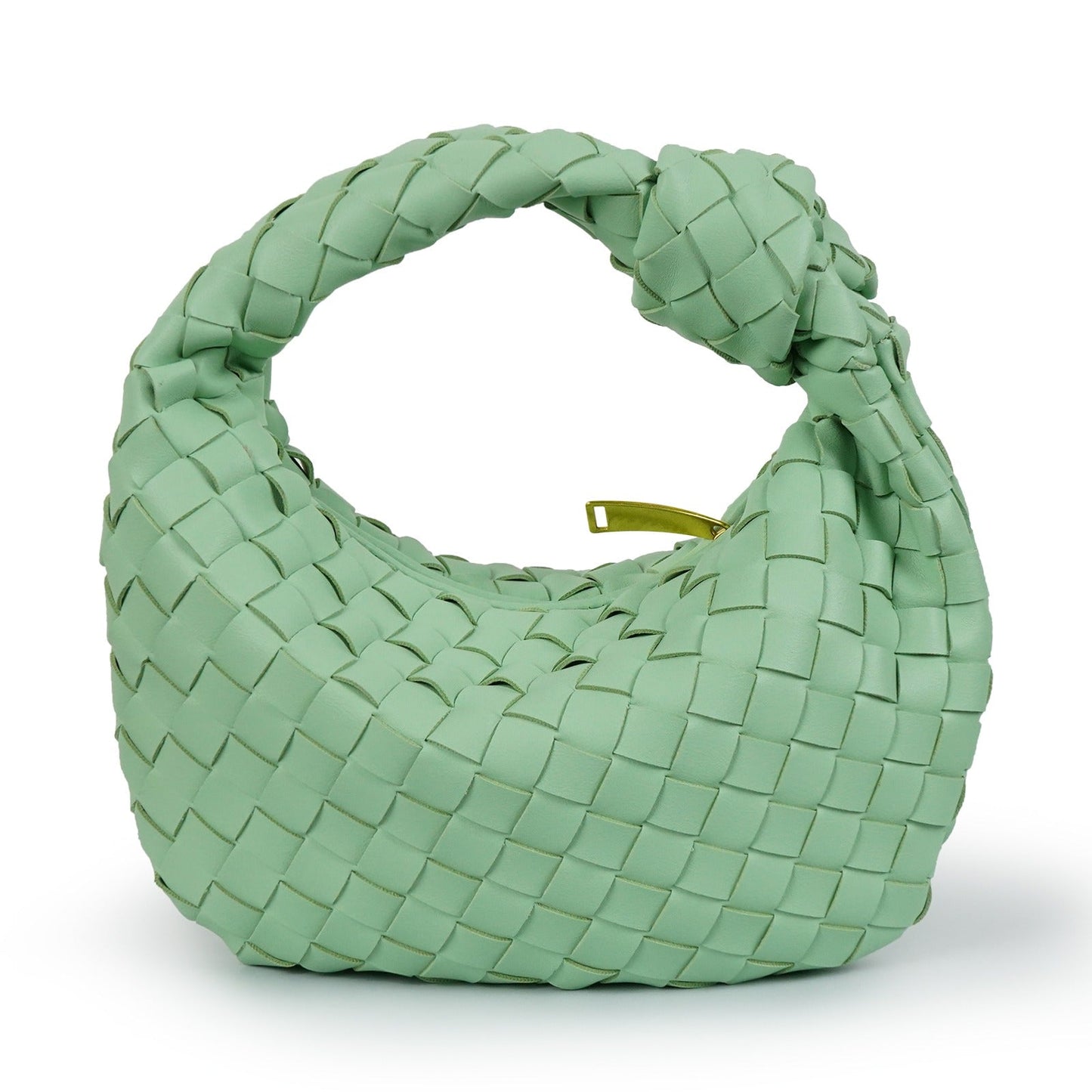 Women's Woven Knot Handle Mini Bag