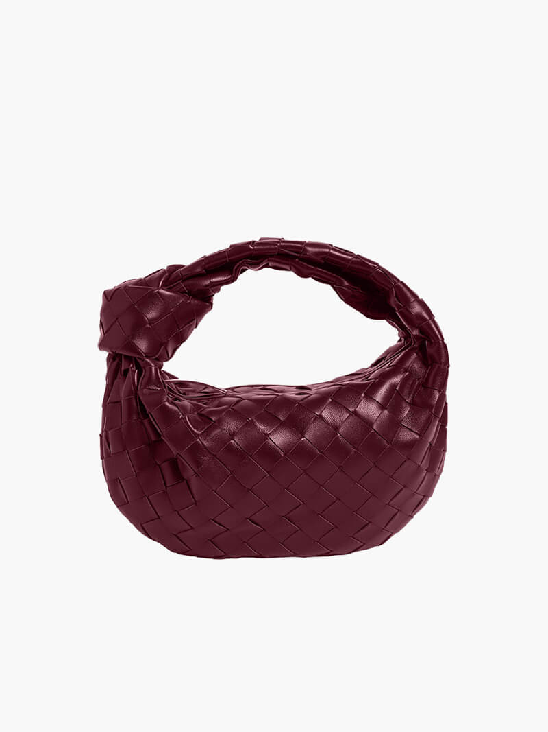 Women's Woven Knot Handle Mini Bag
