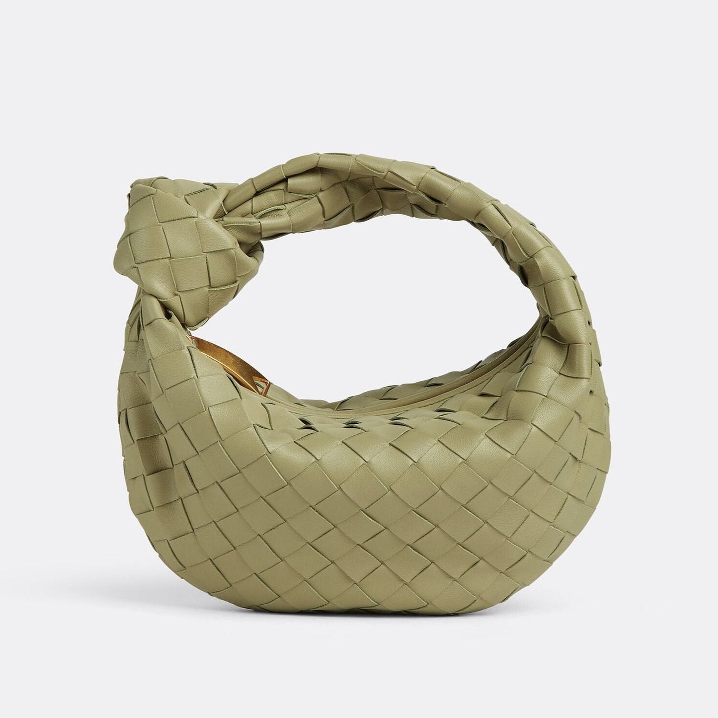 Women's Woven Knot Handle Mini Bag