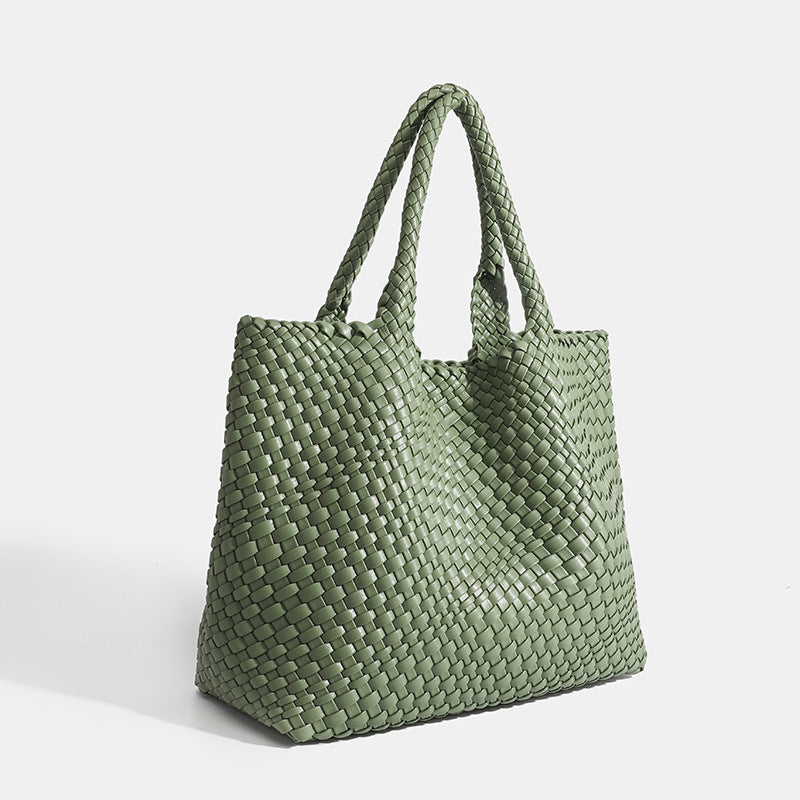 Women's Woven Large Tote Bag