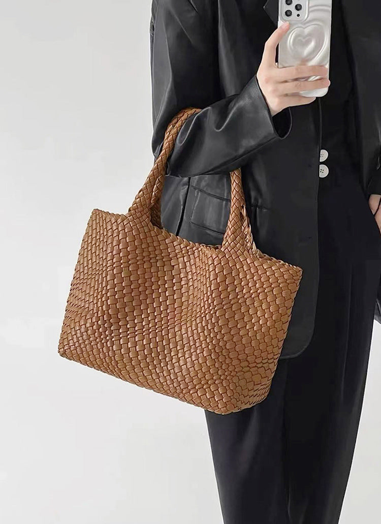 Women's Woven Large Tote Bag