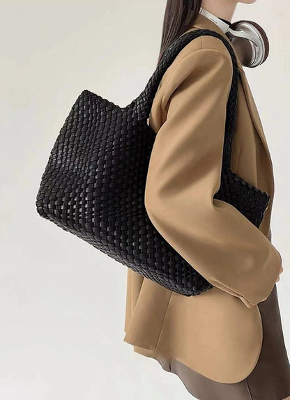 Women's Woven Large Tote Bag