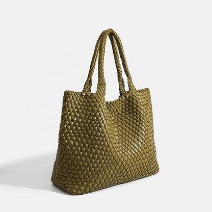 Women's Woven Large Tote Bag